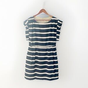 Eliza J Navy and White Striped Dress Size 12